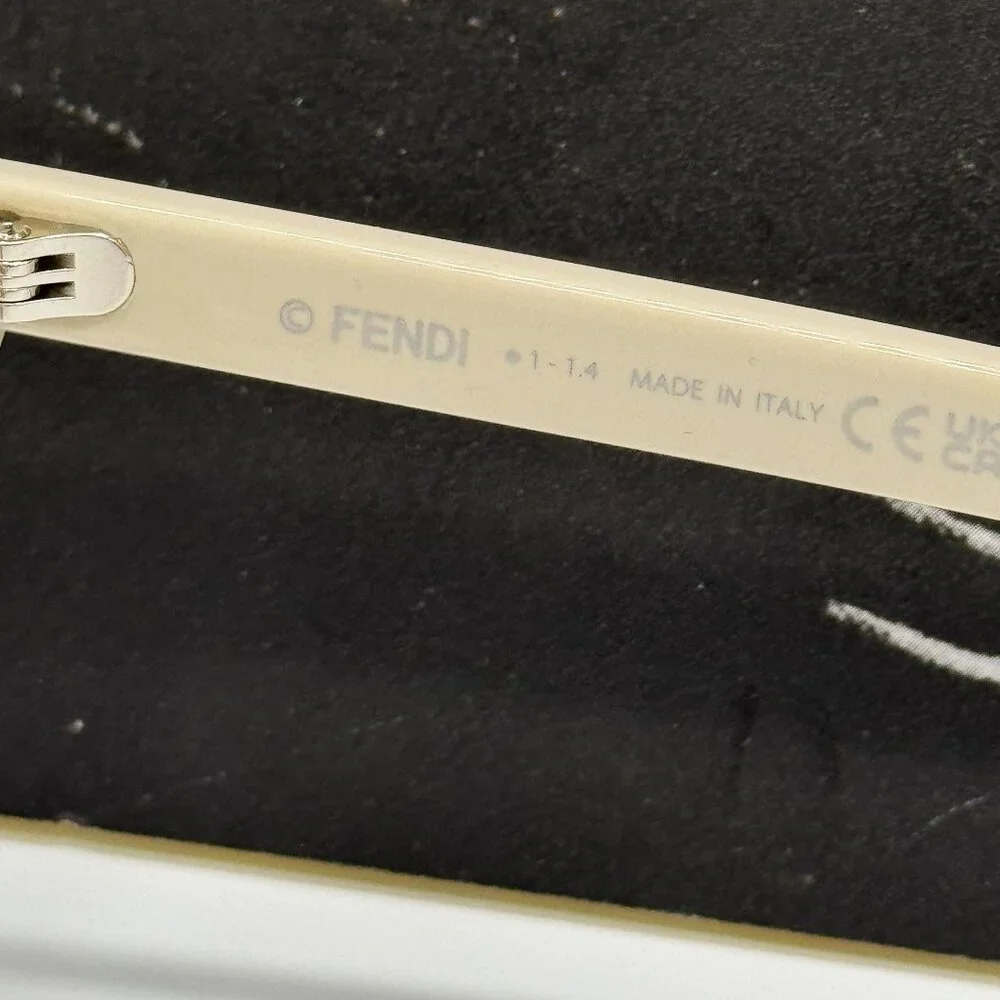 NEW FENDI FE50087I 057 EYEGLASSES WHITE WOMEN EYEWEAR
